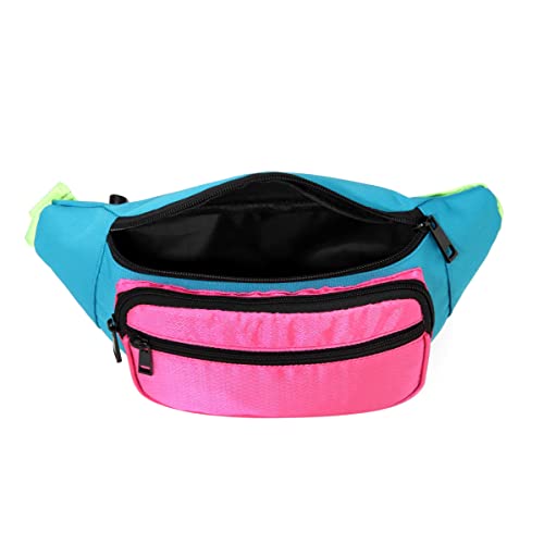 Refreedom 80s Neon Waist Fanny Pack for 80s Costumes,Festival Travel P –  refreedom